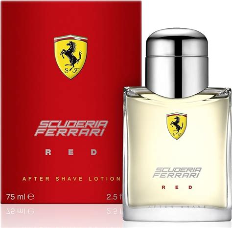 ferrari aftershave red.